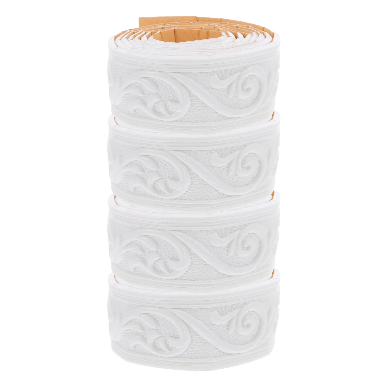 

4pcs Kick Scooter Wall Trim 3D Self Adhesive Molding Xpe Foam Smooth Surfaces Unique Pattern Decorative Trim For Home