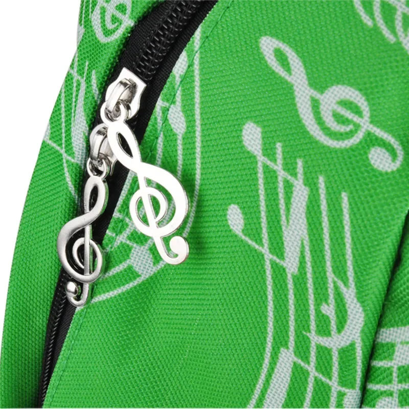 Funny Backpacks Music Waterproof Oxford Cloth PUNK Note School Bag Artistic Rucksack Casual High Capacity Shoulder Travel Bag