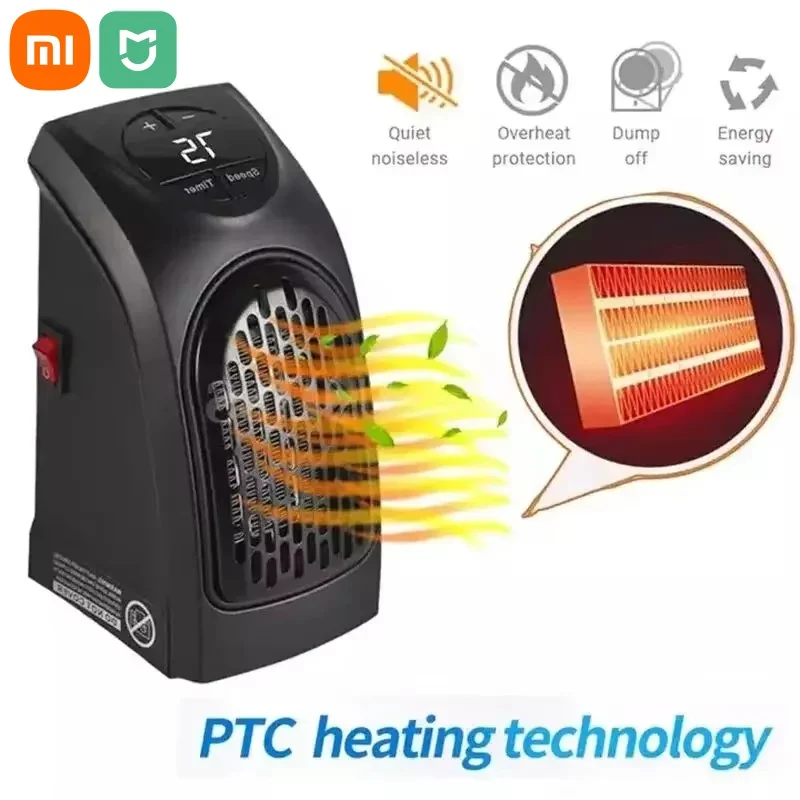 Xiaomi Mijia Mini calentador eléctrico para el hogar calentador de escritorio portátil con controlador 400w calentador de pared estufa radiador
