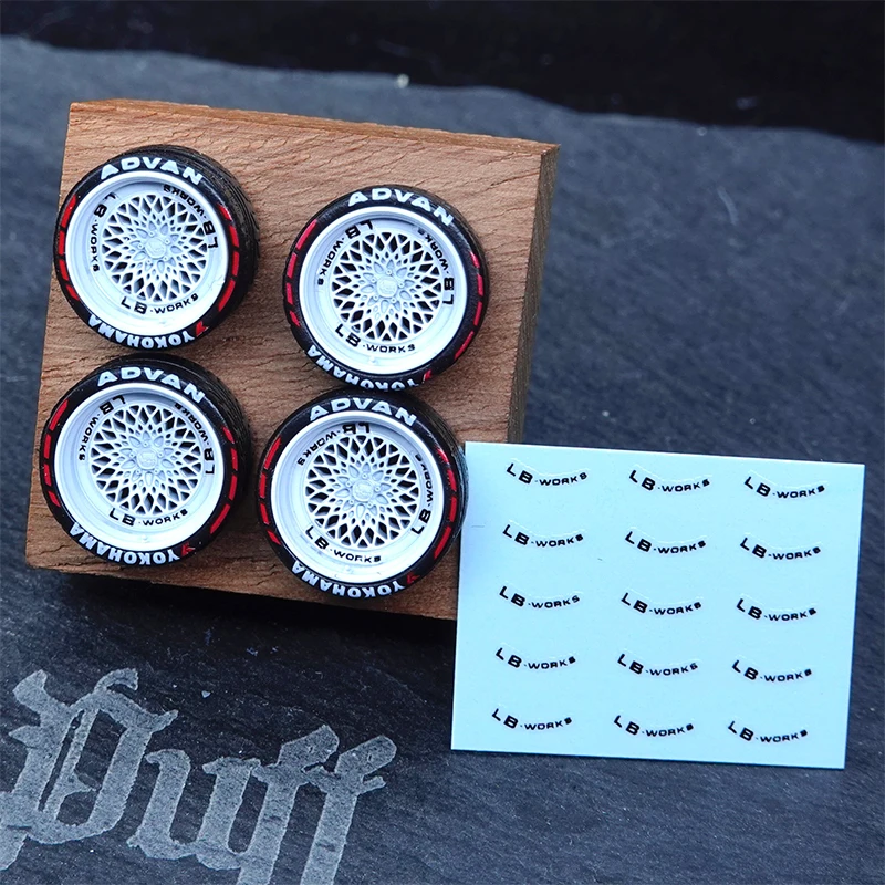 PuffStudio_1/64 Hub Diameter 8.5/8.8mm Plug-in Hub Suitable for 1:64 Car Model Modification Accessories view 2