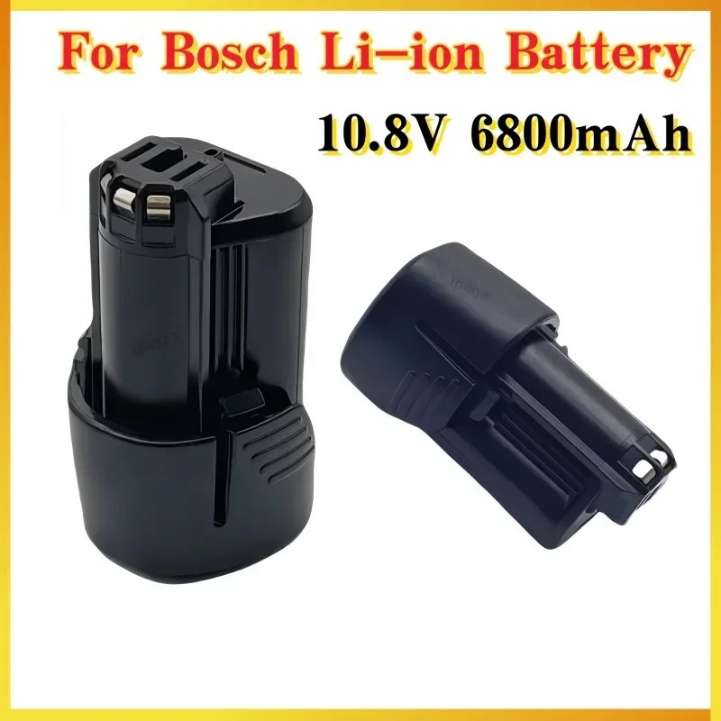 6800mAh 10.8V Li-ion BAT411 Rechargeable Battery lpega BOSCH BAT412A BAT413A D-70745GOP 2607336013 2607336014 PS20-2 PS40-2