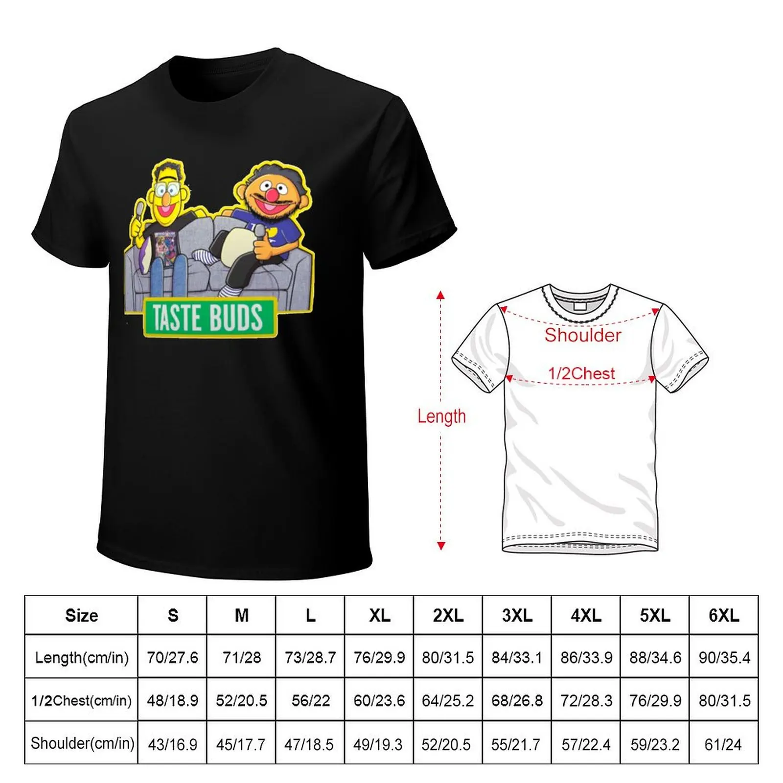 Taste-Buds-podcast-- T-Shirt t shirts for man graphic vintage T-Shirt