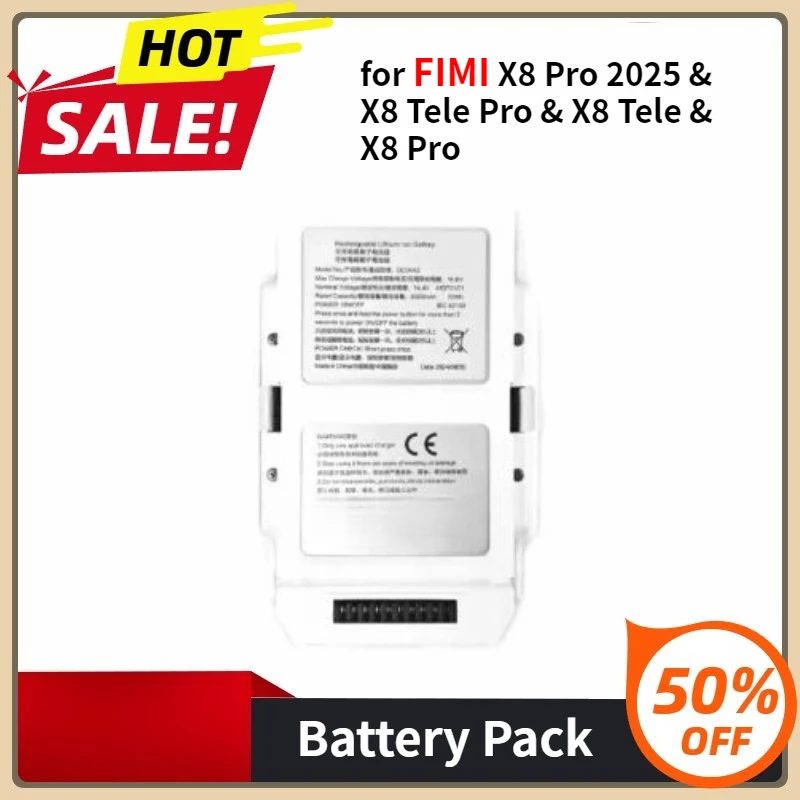 

Drone Intelligent Flight Battery Max 47-Min Fly for FIMIX8 Pro 2025 & X8 Tele Pro & X8 Tele & X8Pro