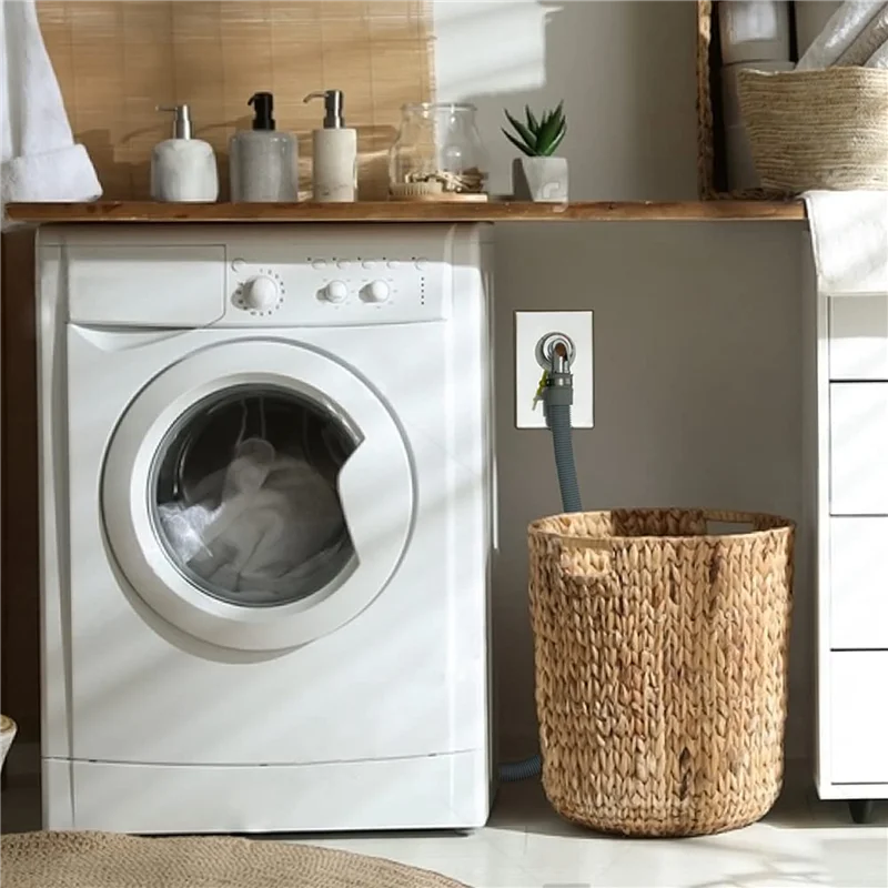 FZFZ 3X Набор удлинителей сливного шланга Универсальный шланг для стиральной машины длиной 10 футов, включает в себя кронштейн, соединитель для шланга, хомуты для сливных шлангов