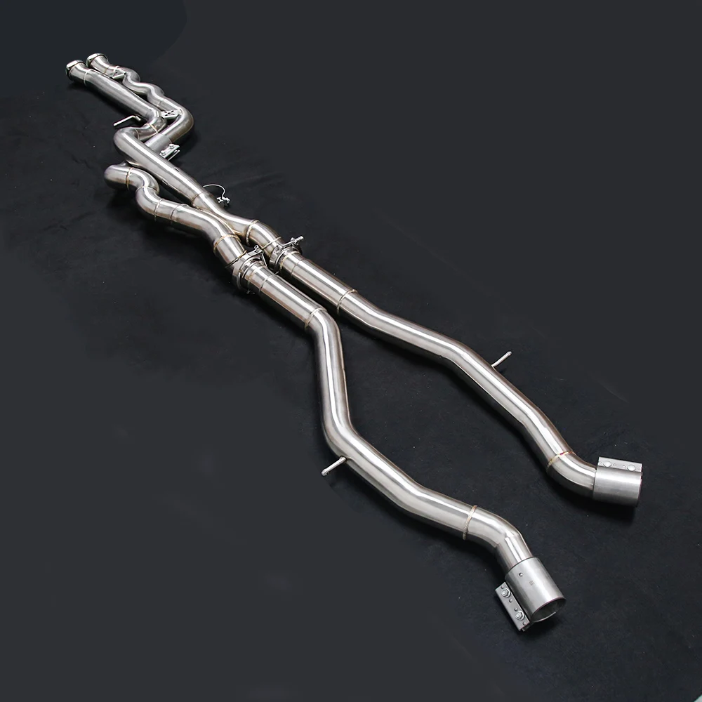 For 2014-2020 BMW F82 F83 M4 3.0T Midpipe Exhaust Resonated S55 Equal Length Plug-and-Play Compatible with Original Muffler