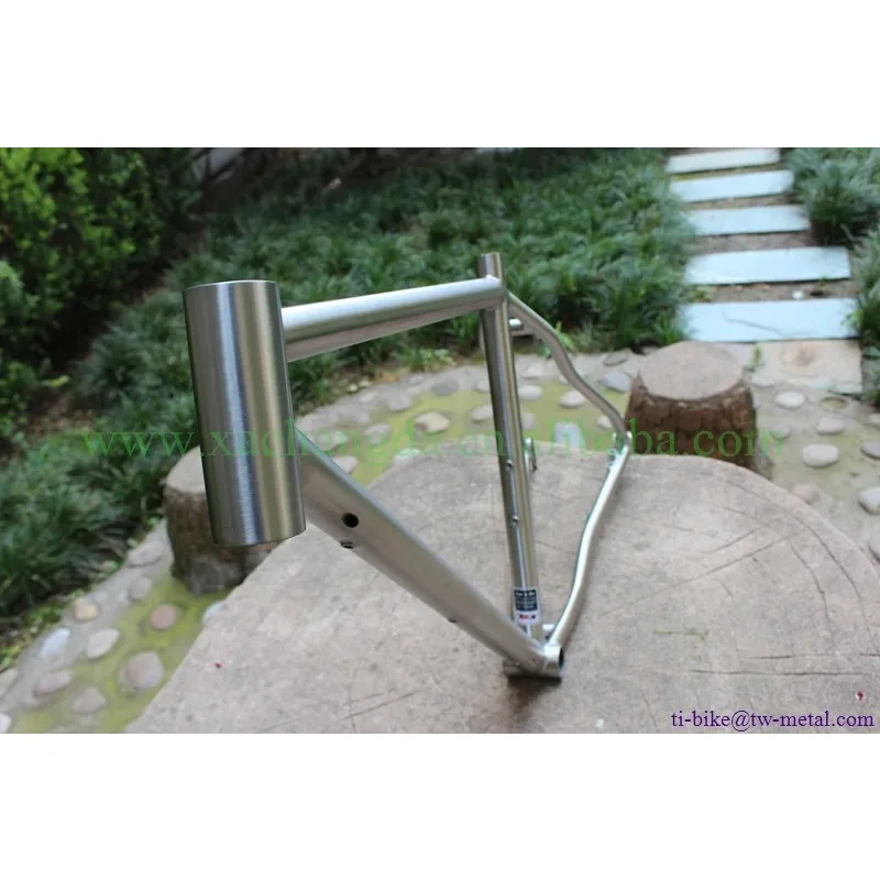 China Wholesale Titanium Gravel Bike Frame With 142x12 Dropouts