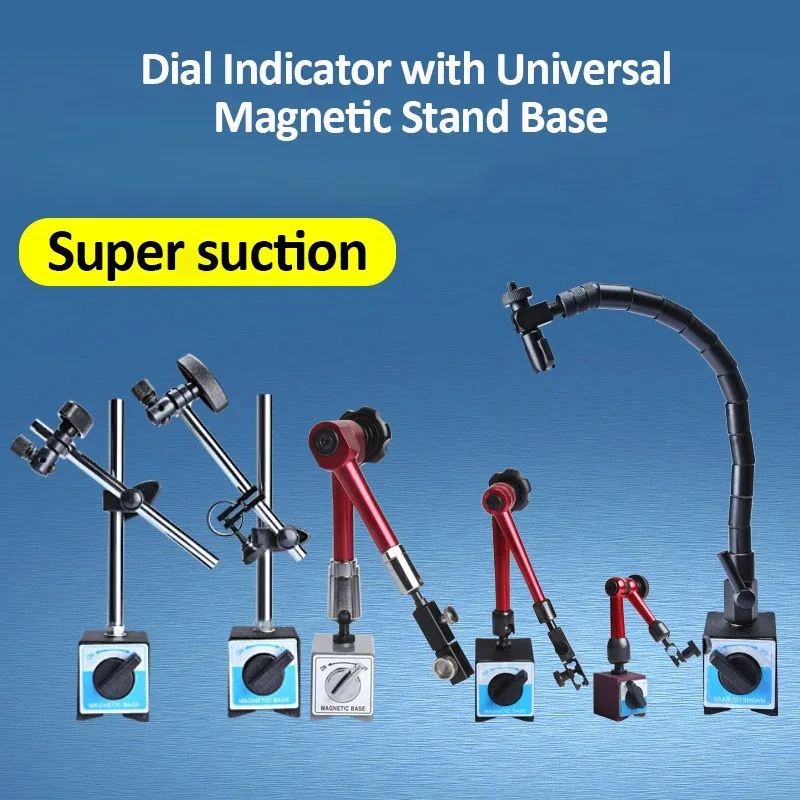 Magnetic Base Holder Stand Dial Test Indicator Gauge Magnetic Stand Holder For Equipment Calibration Center Finder Measurement