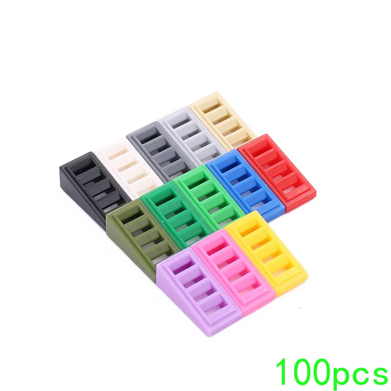 100PCS High-Tech ประกอบอนุภาค 61409 2x1x2/318 Grille Building Blocks ชุด Part Idea DIY ของเล่นเด็กวันเกิดของขวัญ