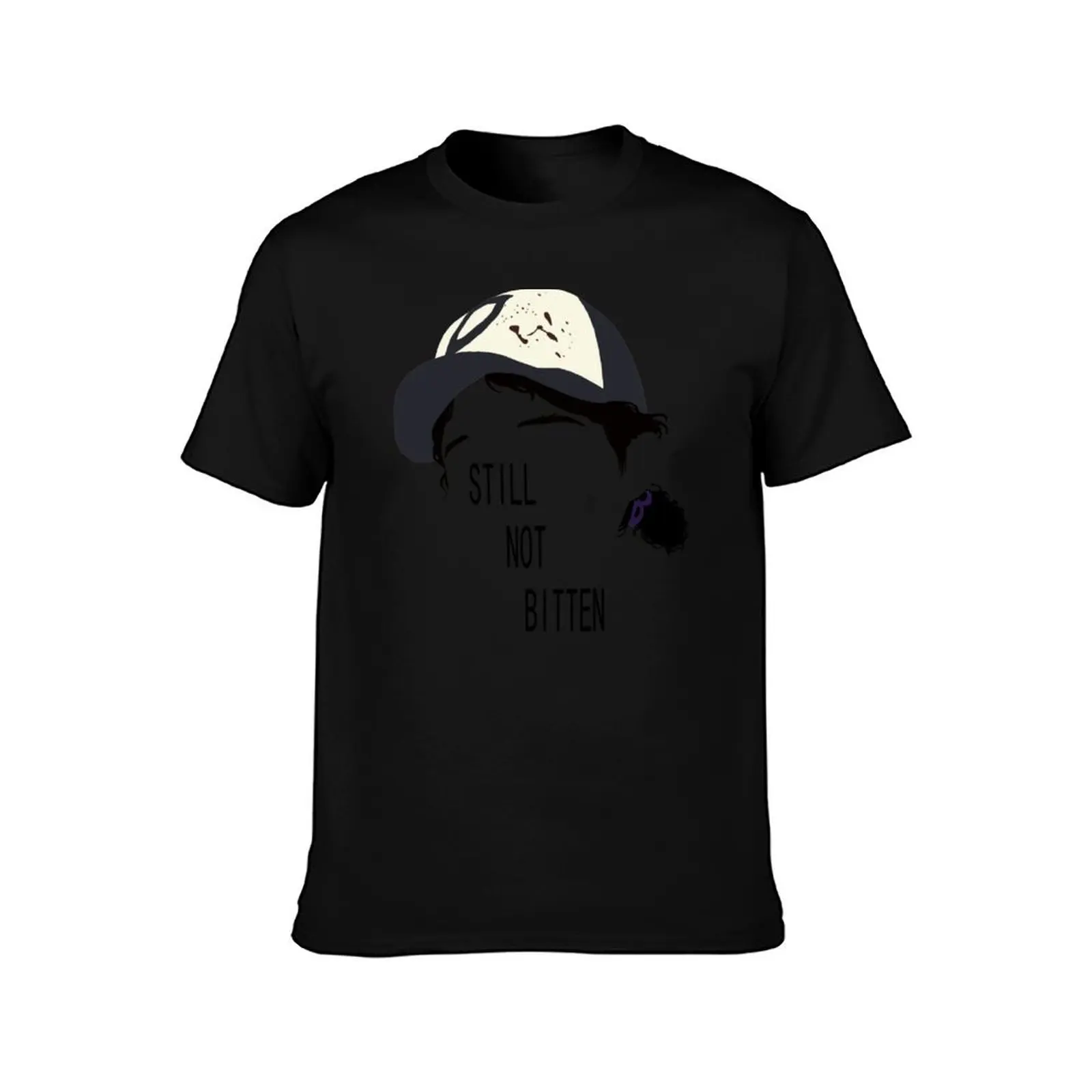 Telltale Games' The Walking Dead - Clementine Outline ver. 2 T-Shirt Fashion Casual Short Sleeve Top T-Shirt