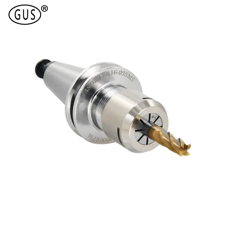 GUS ISO20 ER16 Collet Chuck ISO25 ER20 GER20 Tool Holder 40,000RPM ISO high speed Spindle tools CNC metal lathe milling machine