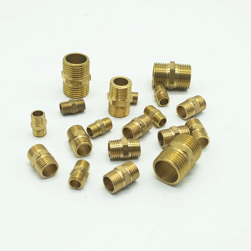 10pcs/lot Male straight Connector 1/4''  Brass fittings