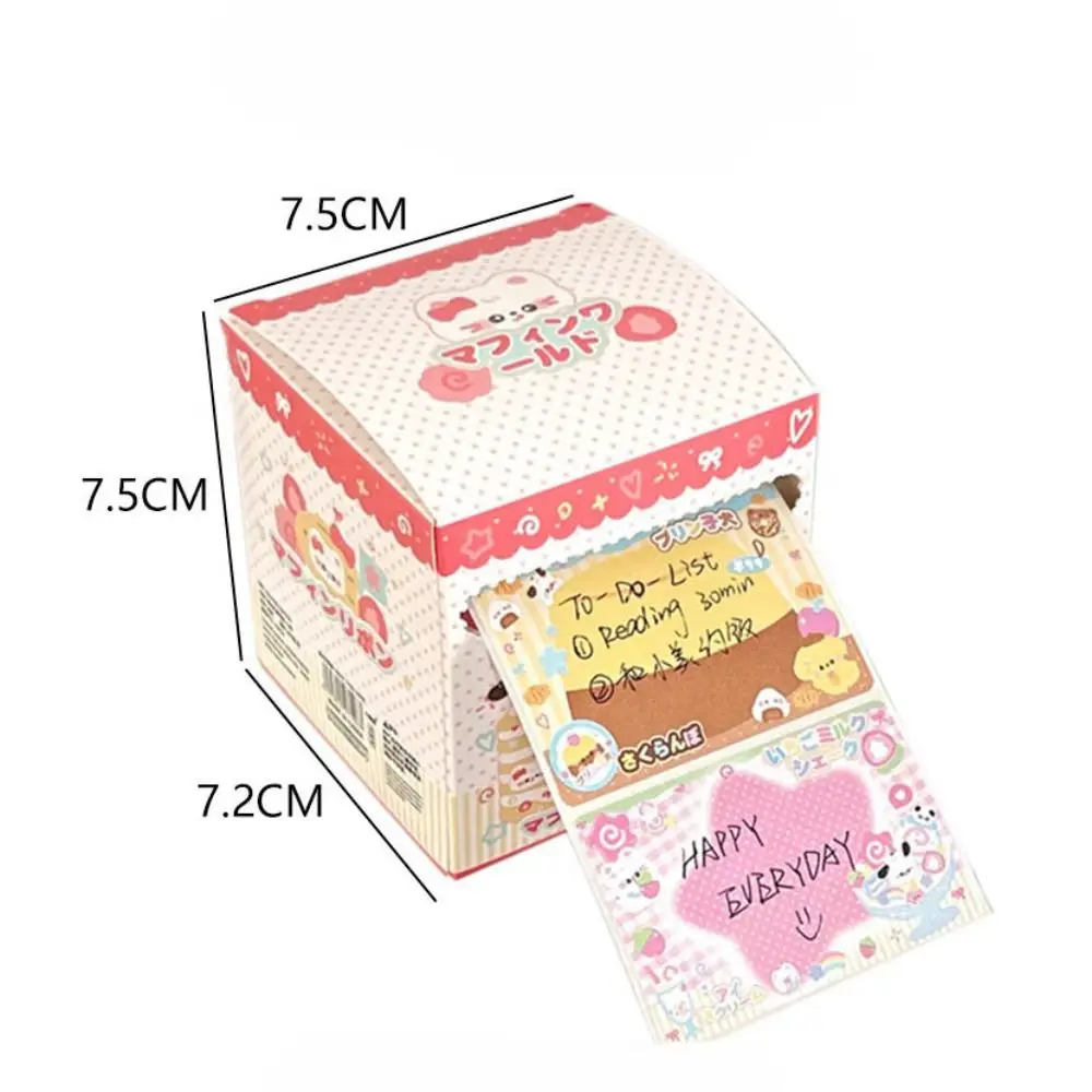 256 Pz/set Portatile Pull-out Design Nota Adesiva Adesivo Cancelleria Memo Pad FAI DA TE Etichette Multifunzionali Adesivi Scuola/Ufficio
