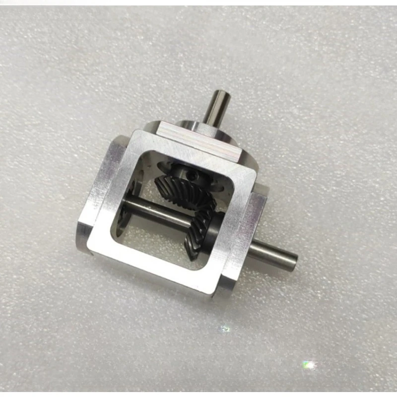Right angle drive variable speed bevel gear reducer 1:1 shaft diameter 6 gearbox angle rotator