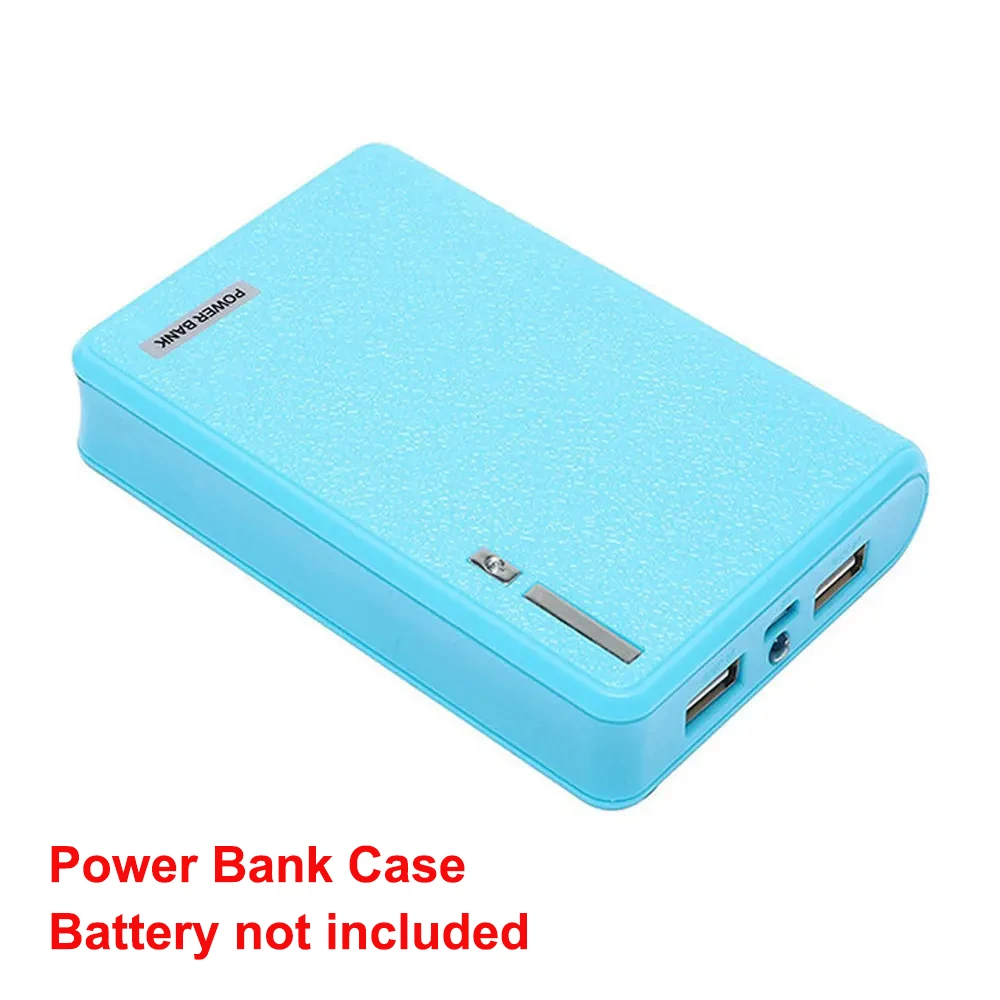 18650 Power Bank DIY Kit Storage Case Box without battery 4-section Solderless Mobile Power Kit with LED Power Indicators