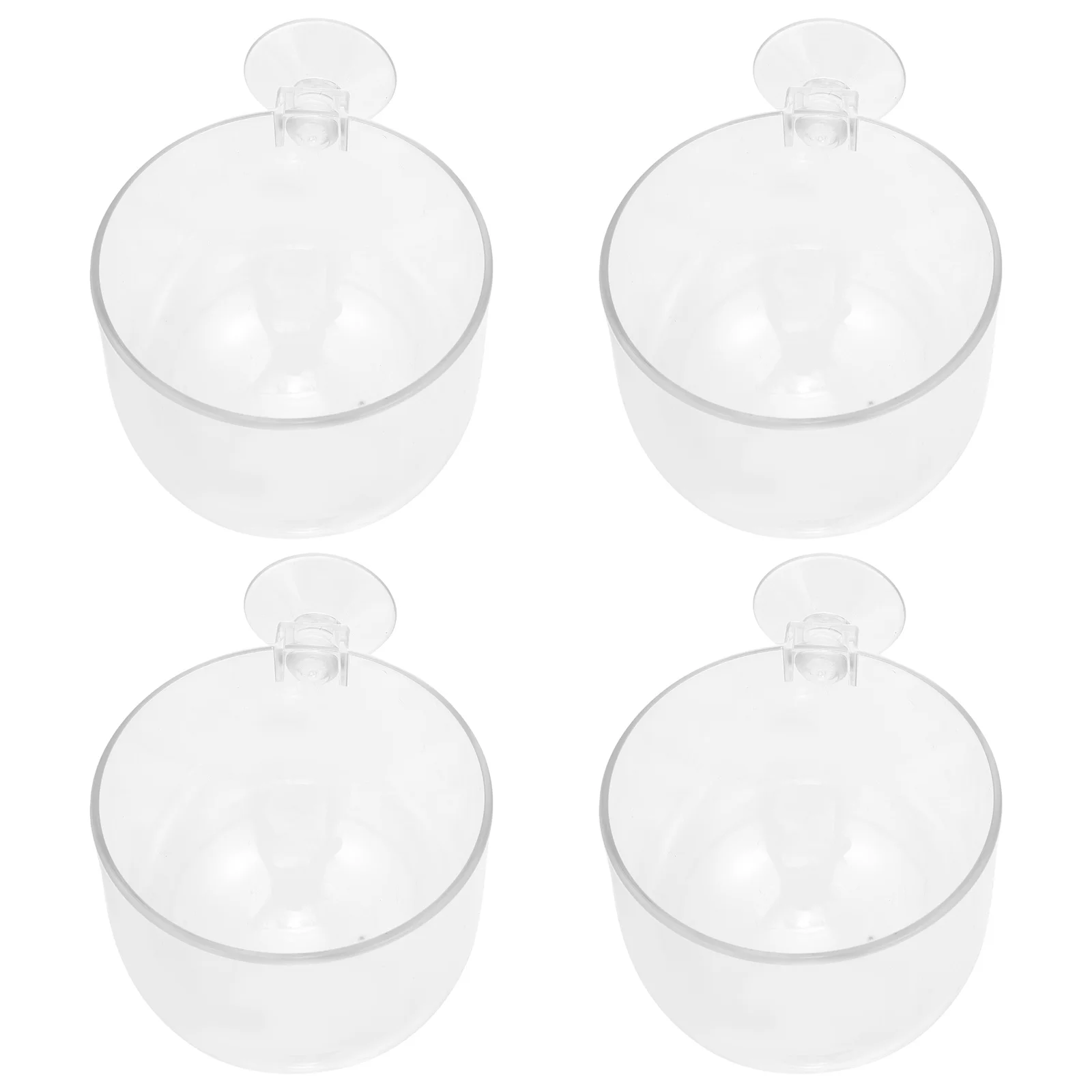 

4 Pcs Water Plant Cup Decorative Holder Automatic Landscape Aquatic Planter Acrylic Fish Tank