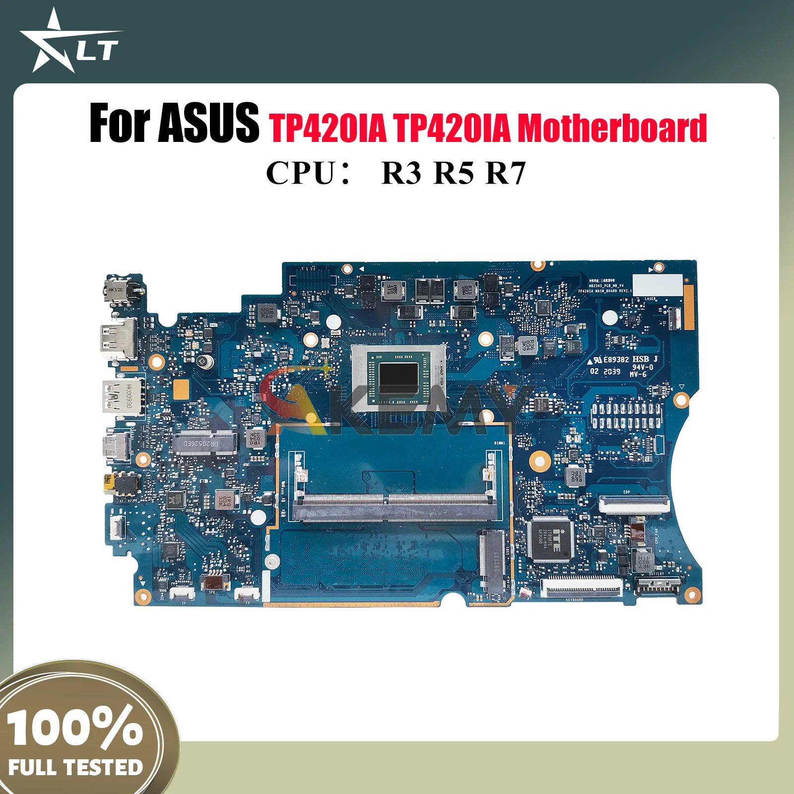 

Материнская плата TP420IA для ноутбука ASUS VivoBook Flip TP420I TP420IA, материнская плата для ноутбука с процессором R3 R5 R7, 100% тестирование, ОК, быстрая доставка