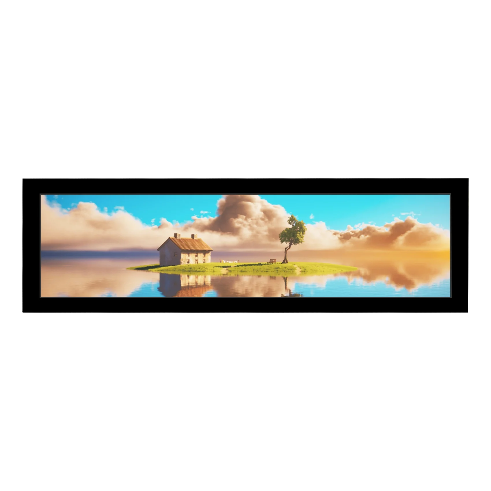Lcd Stretched Display Monitor Usb 16.6Inch 1920X480 Outdoor High Brightness 1000Nits Monitor