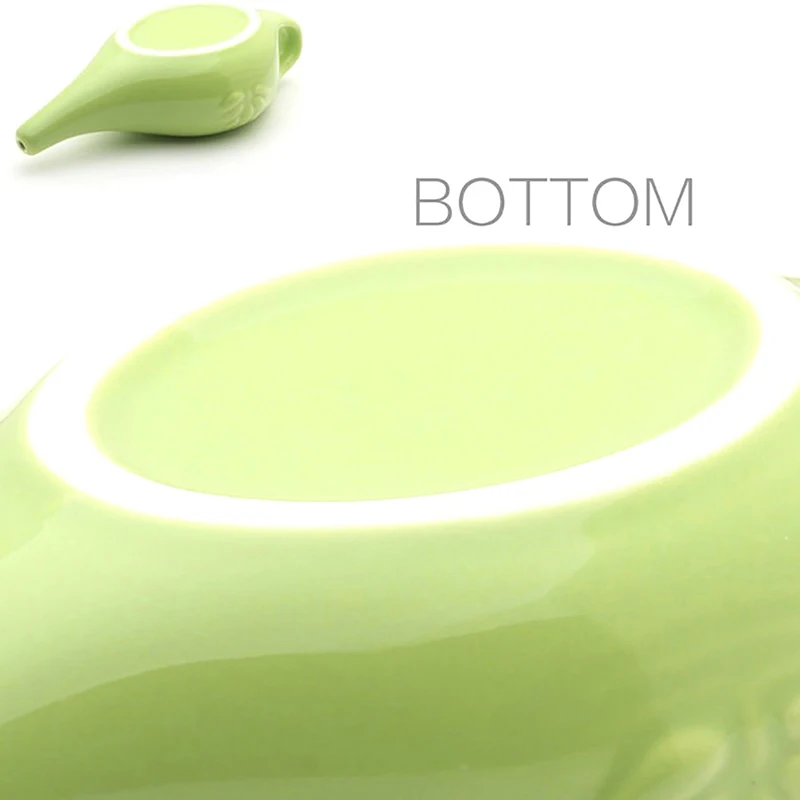 /JCS/Ceramic Neti Pot Nasal Wash System Cleaner Nose Washing Kit For Sinus Rhinitis Allergy Nose Yoga Detox Rinse 250ml