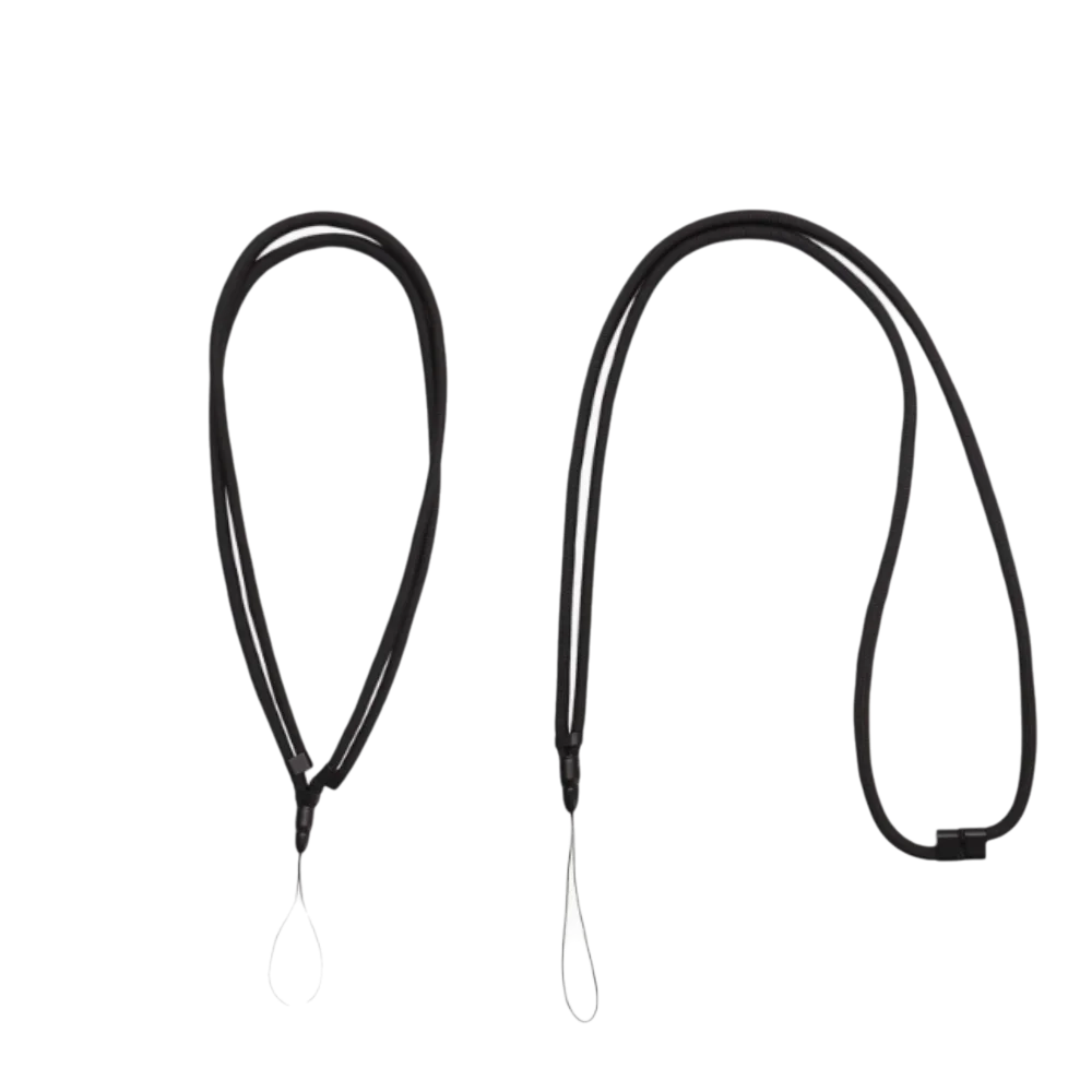2PCS Adjustable Length Crossbody Strap Black Compatible Portable Fan Accessories Secure Clip Attachment for Shark ChillPill