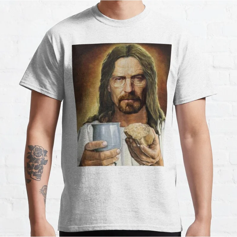 

Holy Heisenberg American Crime Drama Breaking Bad fan art graphic t shirts large size tee Unisex Adult all size S-6XL