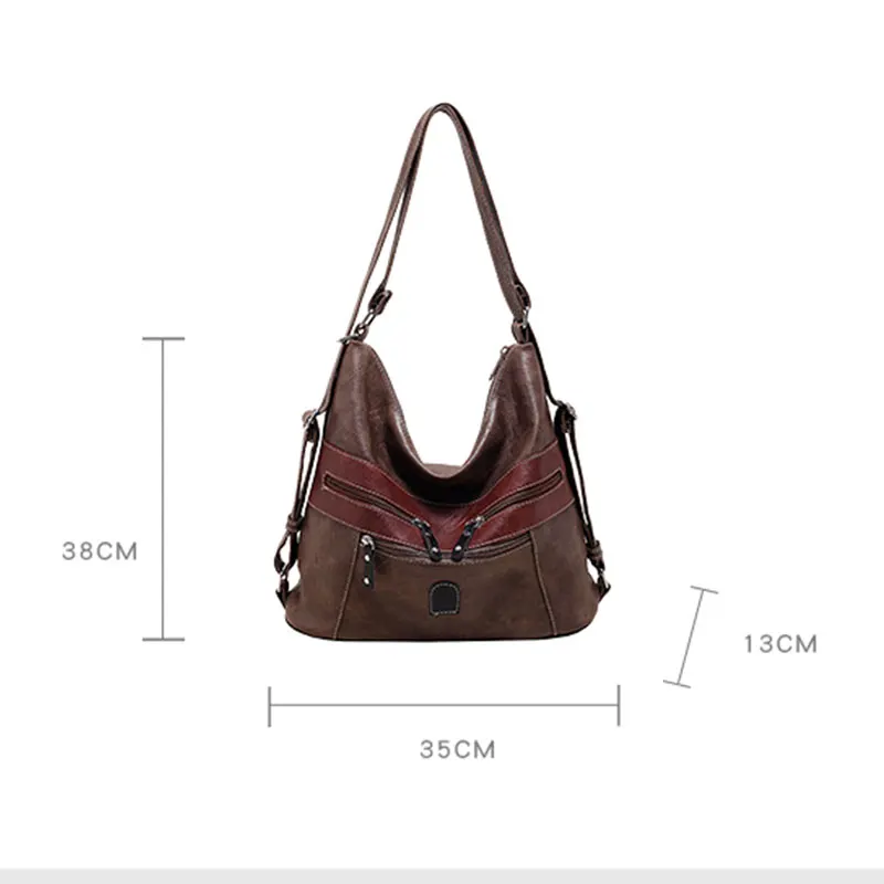 Bags for Women Multifunctional Bag Designer Vintage Fashion Female Shoulder Bag High Quality College Student Pack Messenger Tote