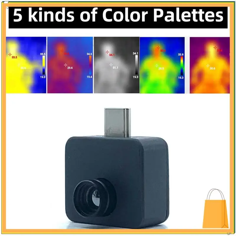 L52A-التصوير الحراري 32X32 بكسل -20-1000 ° كاميرا C الحرارية كاميرا التصوير الحراري للهواتف التي تعمل بنظام Android من النوع C كاميرا تعمل بالأشعة تحت الحمراء