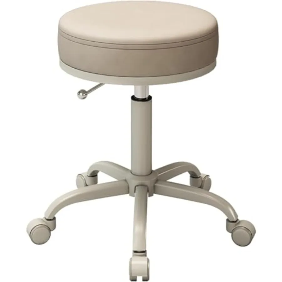 

Round Swivel Stool, Modern Beauty Salon Salon Spa Makeup Stool, Liftable Roller Bar Stool, Silent Laboratory ABS 5 Claws with S