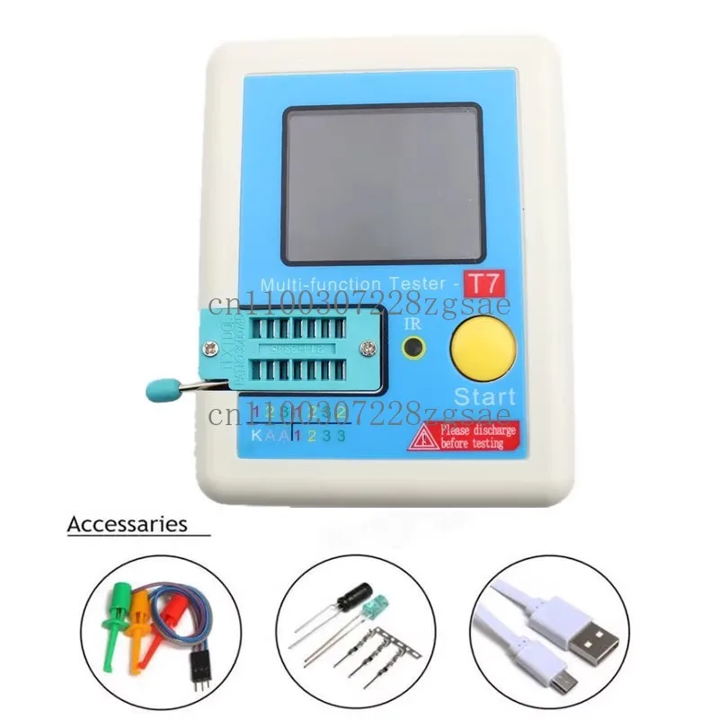 LCR-T7 Transistor Tester LCR-TC7 Full Color Graphical Display ESR Meter Multifunctional Test view 4