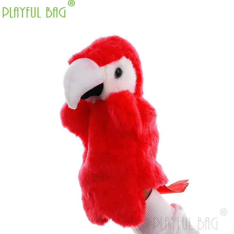 

Children Decompression Interactive Funny Plush Toy Finger Story Puppet Animal Parrot Figure Kindergarten Early Education TD10