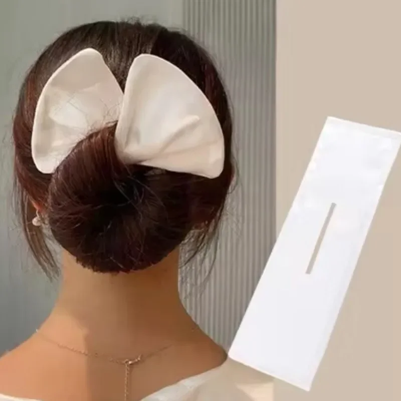 Multicolor Bun Print Headband Hairpin DIY Cloth Hair Circle Bun Maker Ponytail Holder Headband Curler Hair Accessories for Women