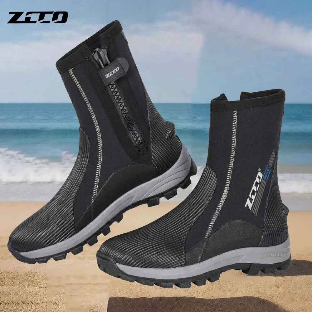 

5MM Neoprene Diving Boots Scuba Diving Snorkeling Water Shoes Beach Surfing Anti Slip Boots Snorkeling Water Shoes