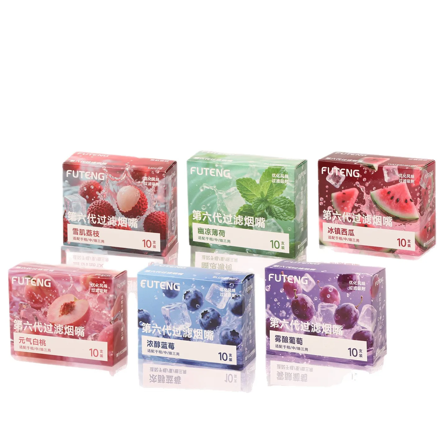 Flavor Fruity Filter Cigarette Holder Thick, Medium and Fine Replaceable Circulating Cigarette Holder Filter Cigarette Holder view 5
