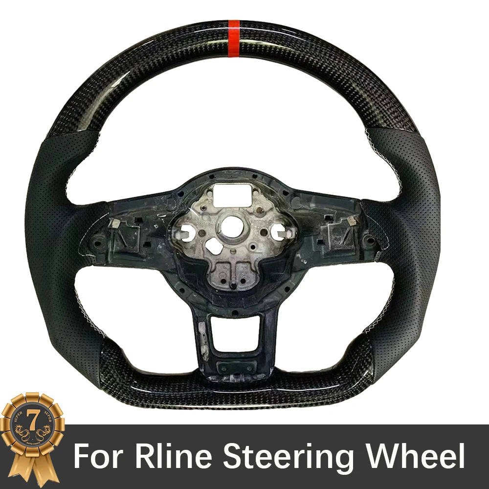 

For Rline Steering Wheel Assembly Custom Carbon Fiber With Red Back Label Assembly Accessories Attachments