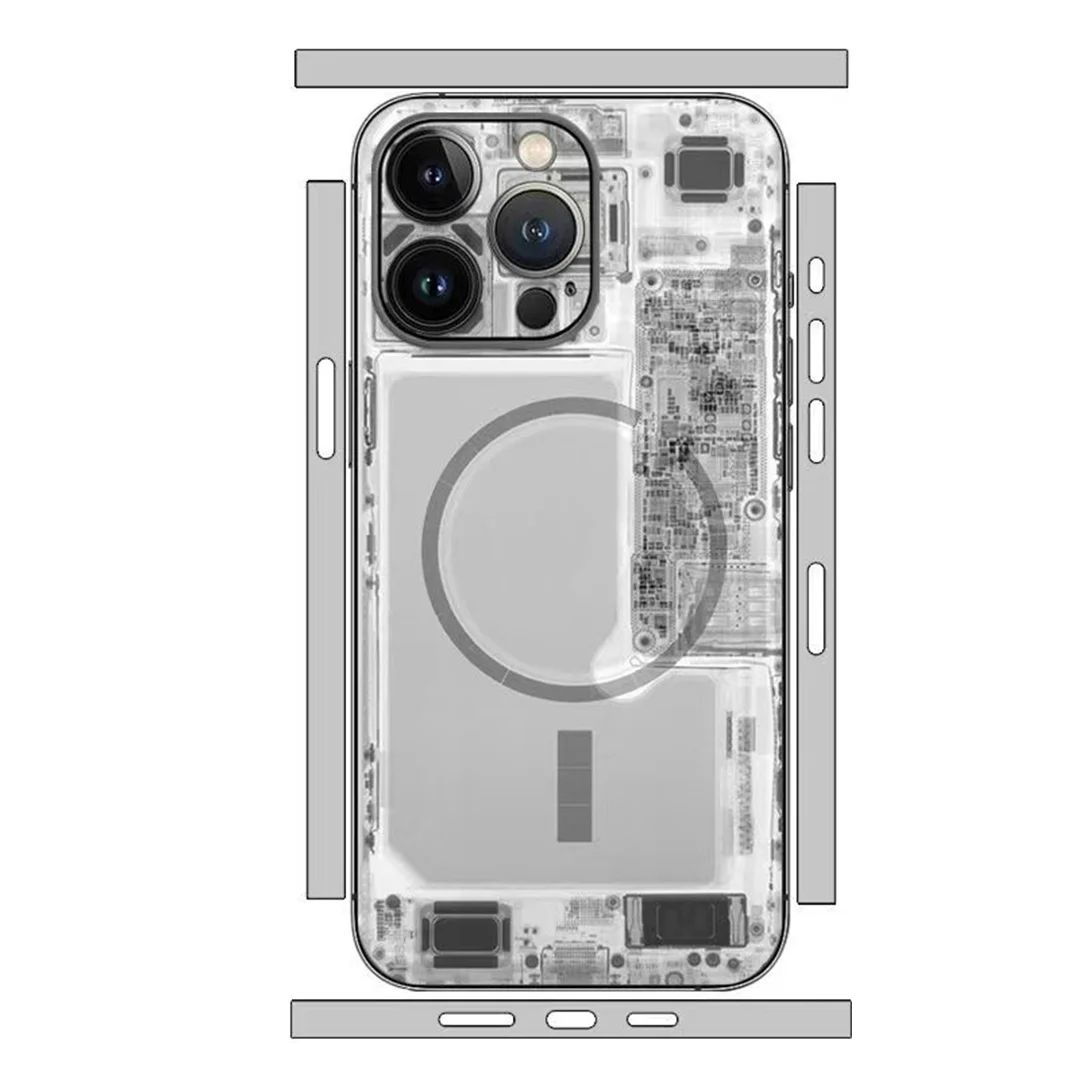 3M Wrap Sticker for iPhone 15 14 13 12 Pro Max Nothing Phone Decal Skin Rear Protector Case Film Full Cover