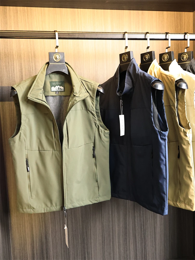 

Уличная мужская однотонная спортивная одежда Fce на подкладке с воротником-стойкой, жилет Jaet, водонепроницаемая подставка Faion Urban Sle