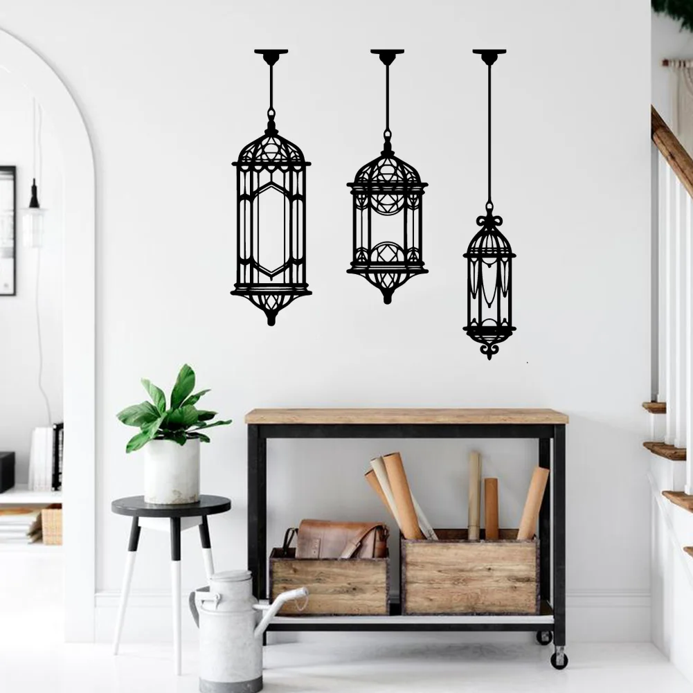 1 pc Arabic creative Sticker Waterproof Vinyl Wallpaper Home Decor Living Room Bedroom  Art Decor Wallpaper