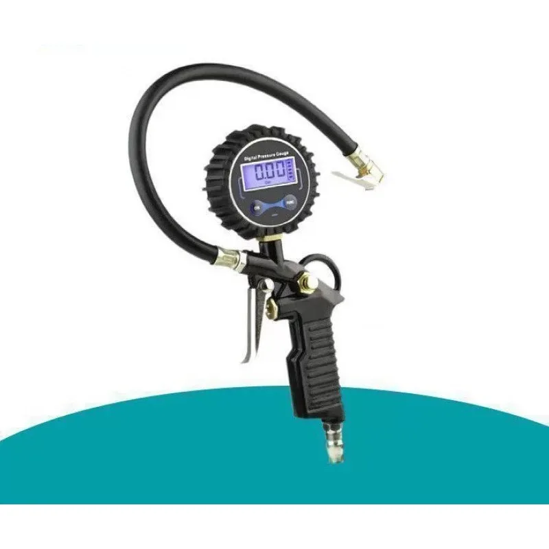 Automobile tire pressure gauge, motorcycle inflator, tire pressure gauge, barometer, detector, inflator