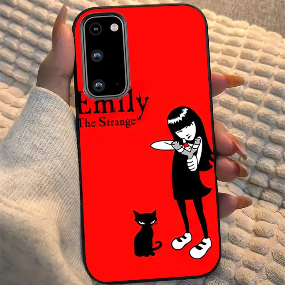 Comic Emily The Strange Phone Case For Samsung Galaxy A52 A53 A72 A71 A73 A80 A91 S Shell