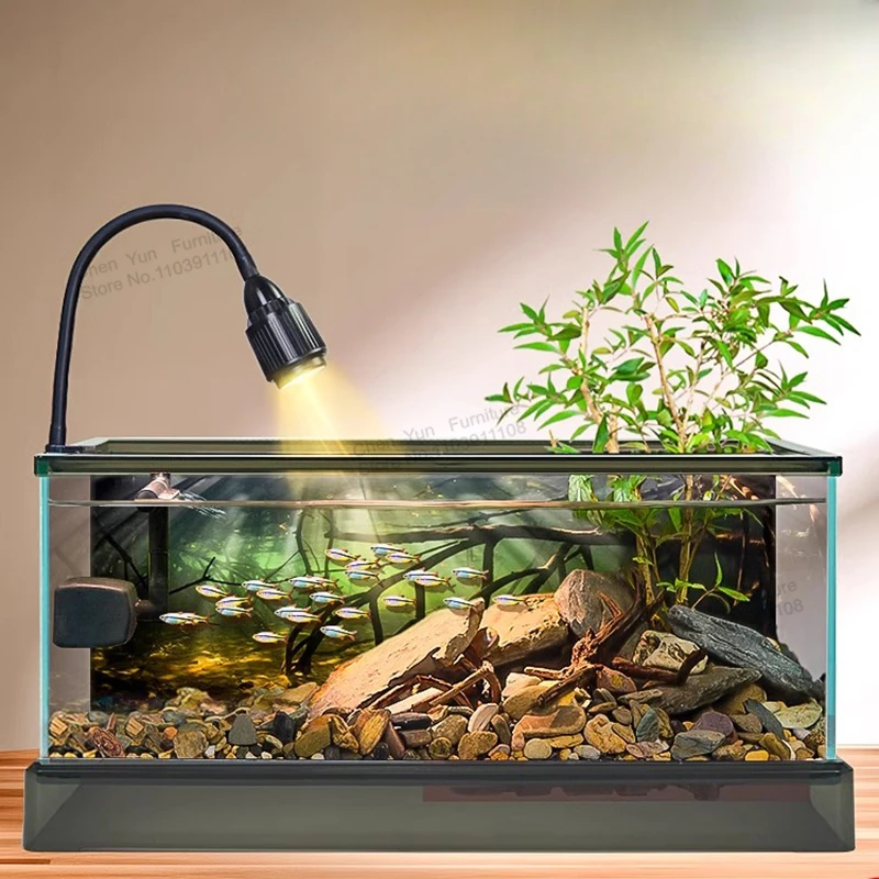 Nordic Home Fish Tank Living Room Ecology Aquatic Pet Supplies Filtration Landscaping Fish Tank Light Aquarium Pour Aquarium