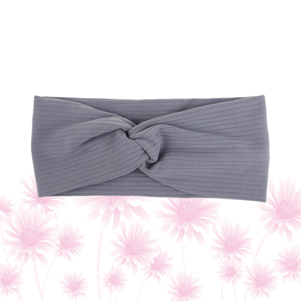 

Elastic Headband Pure Cotton Hair Hoops Minimalist Knotted Headwrap Women Headdress Breathable Comfortable Hairstyle Accessory