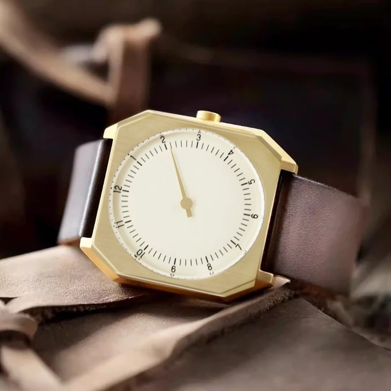 

Hot Vintage Men's Sports Watch Single Hand 12 Hour Japanese Movement Stainless Steel Waterproof Quartz Watch for Man