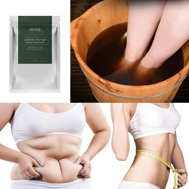 Herbal Slimming Foot Bath sweat Body Shaping Firming Thigh Muscle thin Leg Belly Remove dampness Lymphatic Drainage Feet Soak
