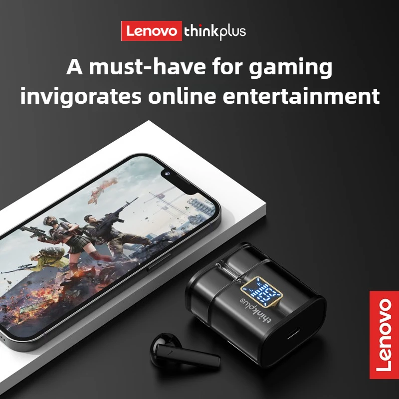 اختيار لينوفو XT56 TWS سماعات ستيريو HIFI لاسلكية تصميم مريح سماعات رياضية LED مؤشر البطارية سماعات الأذن #5