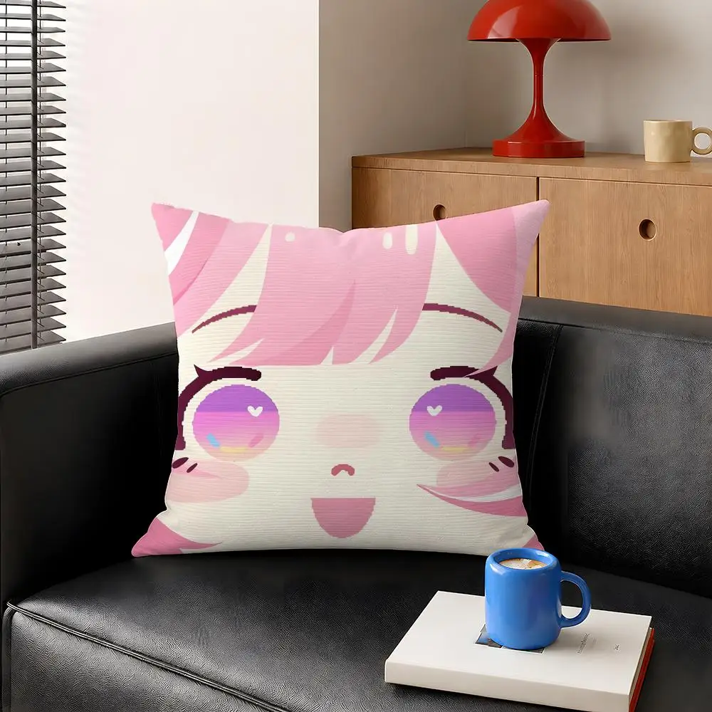 Game Aemeath Wuthering Waves Cushion Cover Decorative Pillowcase Soft Short Plush Cozy Durable Sofa Home Decor Items Gift