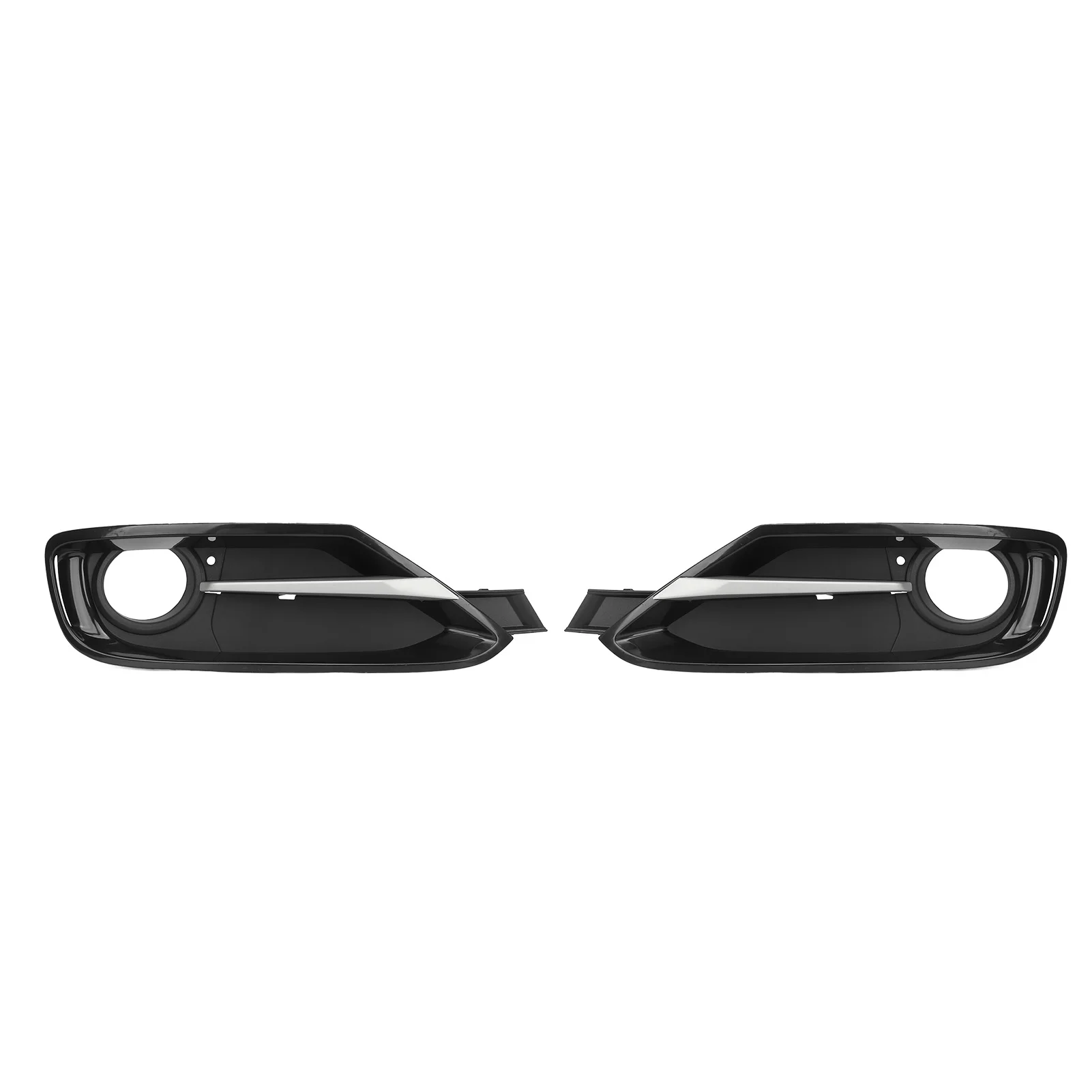 

4Pcs Front Bumper Fog Light Grille Trim 51117293105 - Fog Light Grille Cover for 3 Series F30 F31 2011-2015