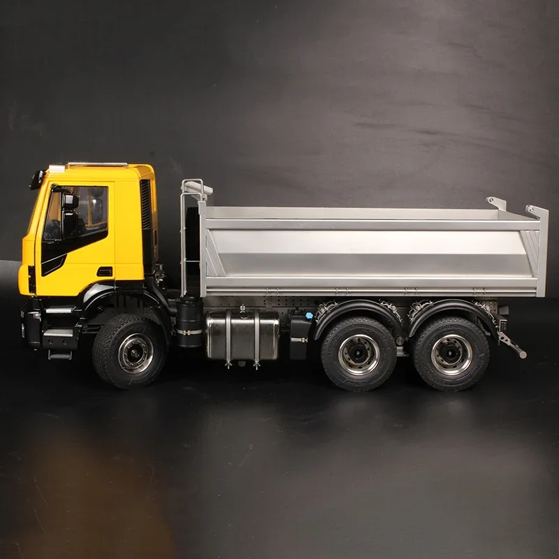 In Stock 1/14 6X6 RC Dump Truck with Differential Lock Remote Control Truck Model Toy Car Gift