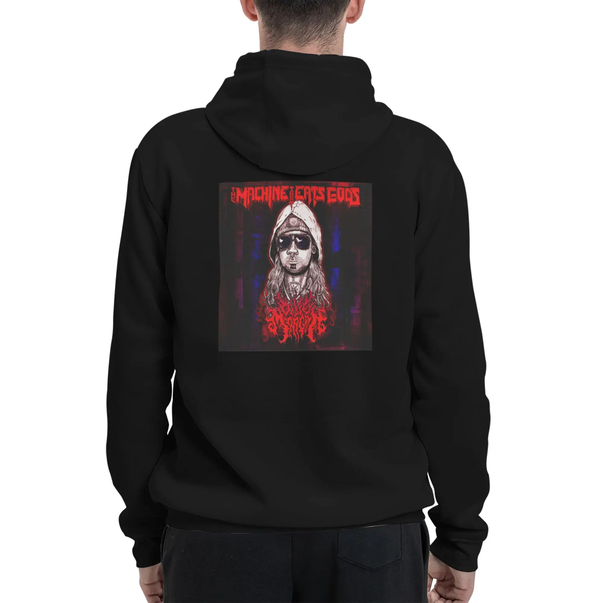 The Machine that Eats Gods Double-Sided Printing Hoodie Pet Visit  Warm Hoodie