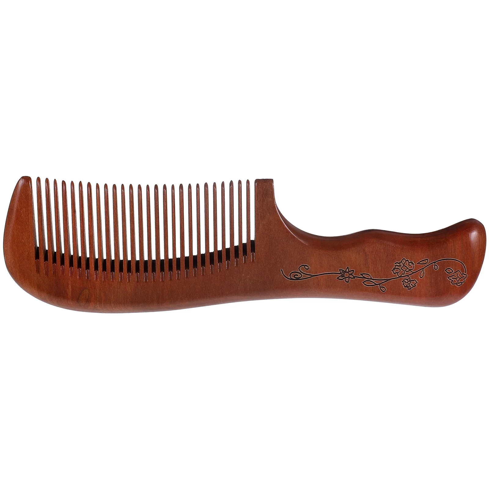 

Natural Sandalwood Comb Anti-Static Head Massage Styling Hair Tool Portable Design for Women Scalp Care Sandalwood Comb