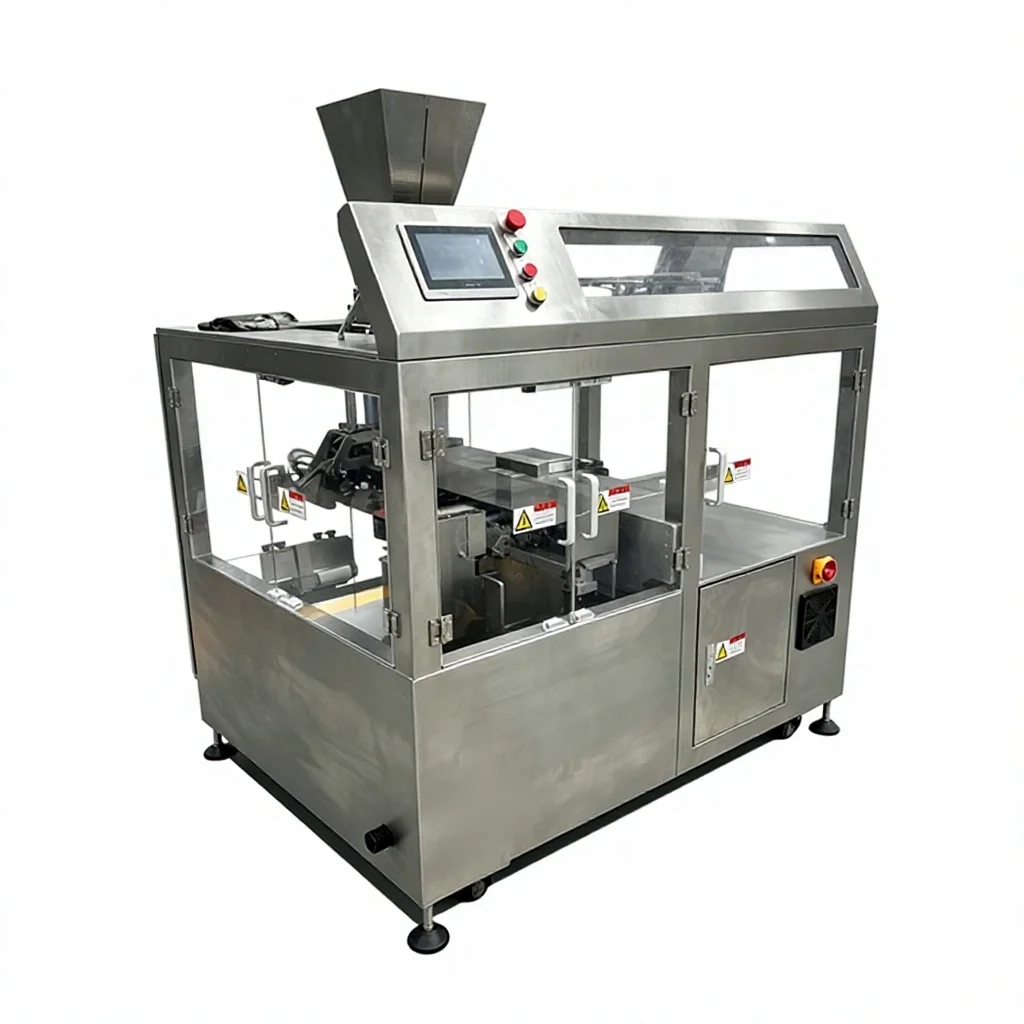 Energy Saving Vertical Filling Sealing Premade Pouch Bagging Machine for Nuts Sugar Coffee Grains Dry Fruits