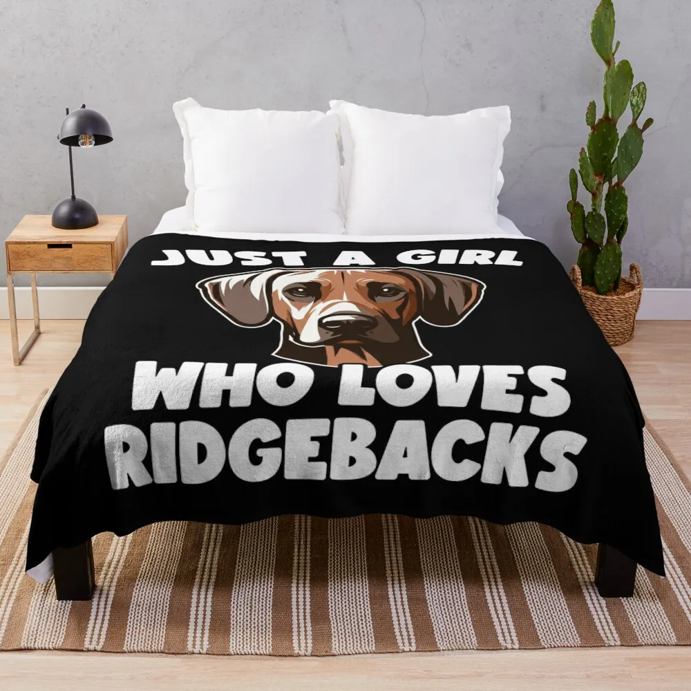 Rhodesian Ridgeback Girl Throw Blanket Sofa Quilt For Sofa Thin Blankets